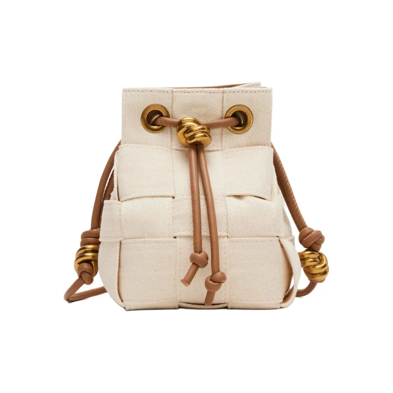 STEVE MADDEN Textile Materials Bucket Bags Shoulder Bag Crossbody Bag Mini Women's Natural-0