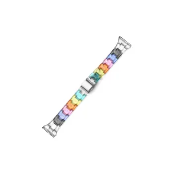 FZRT Xiaomi Red Beige Compatibility Watch Band Resin Material