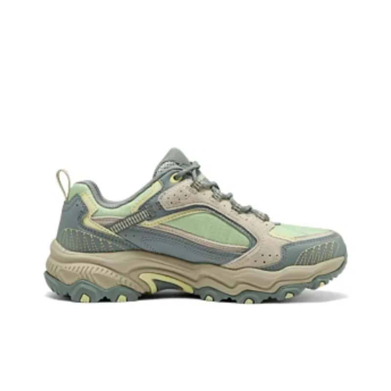 Skechers OUTDOOR Anti Slip Wear Resistant Low Top Trekking Shoes Women's Green-1
