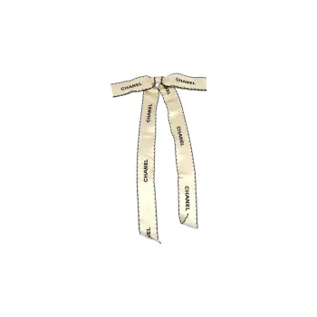 CHANEL 1990 2000s Ribbon Bow Brooch