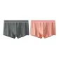 E Set-Minimalist Style Color Block-Dark Gray+Brick Red