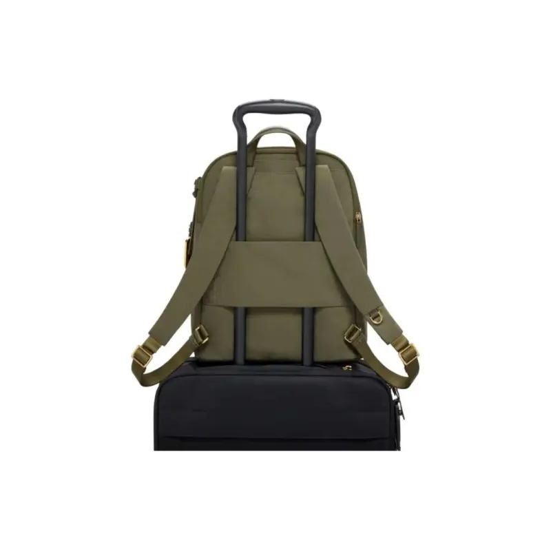 TUMI Nylon Backpack Unisex Olive Green-2