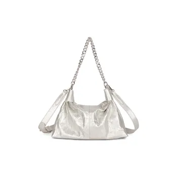 CORALDAISY Synthetic Leather Handbags Shoulder Bag Crossbody Bag Regular Women's Silver