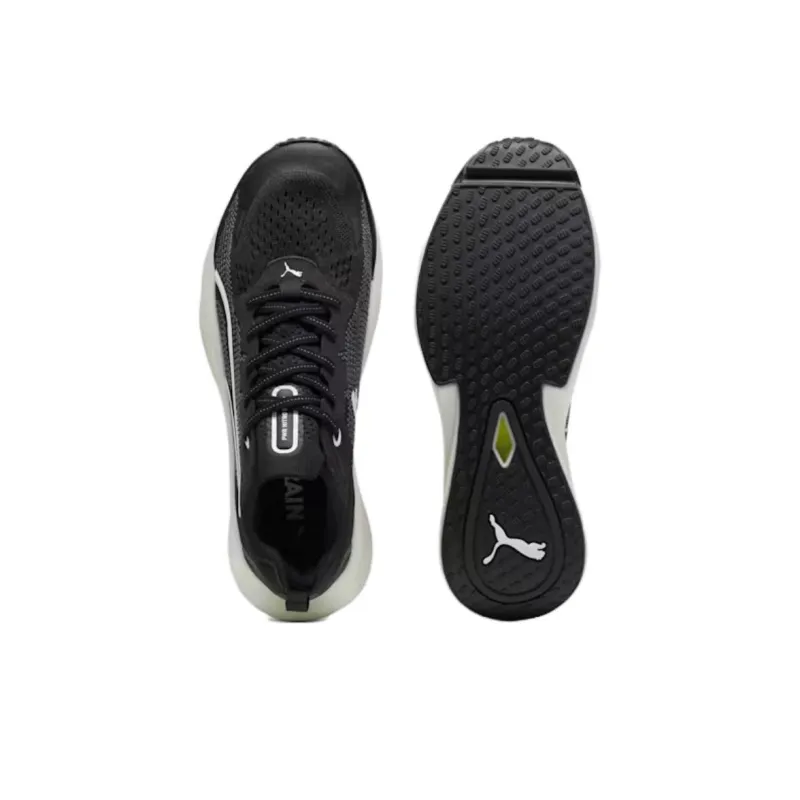 PUMA Pwr Nitro Anti Slip Wear Resistant Low Top Training Shoes Unisex Black White-3