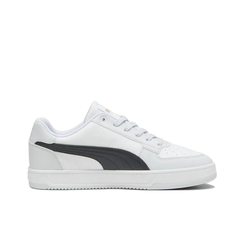PUMA Caven 2.0 Anti Slip Wear Resistant Low Top Skateboard Shoes Unisex White Dense Gray Mist Silver-1
