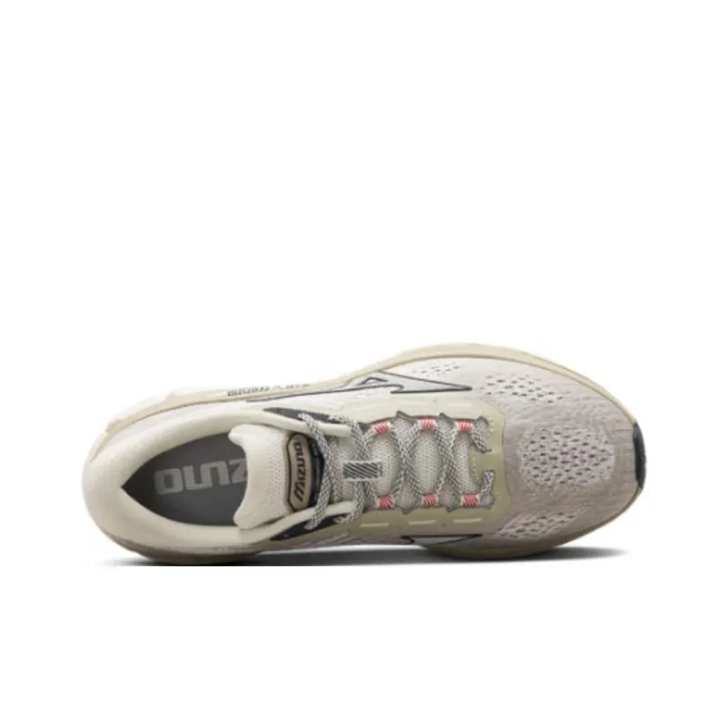 Mizuno NOVA MIX Cushioning Anti Slip And Wear Resistant Low Top Running Shoes Unisex Gray White-3
