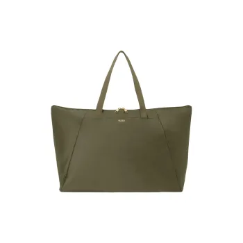 TUMI Voyageur Nylon Tote Bag Shopping Bag Handbag Women's Olive Green
