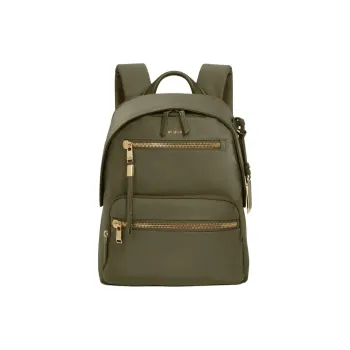 TUMI Nylon Backpack Women's Olive Green