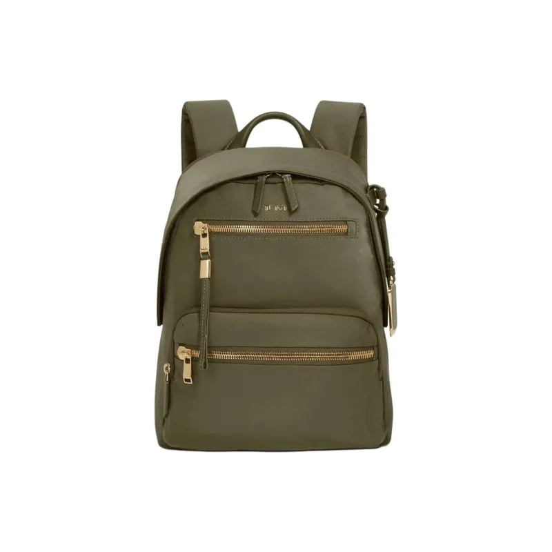 TUMI Nylon Backpack Women's Olive Green-0