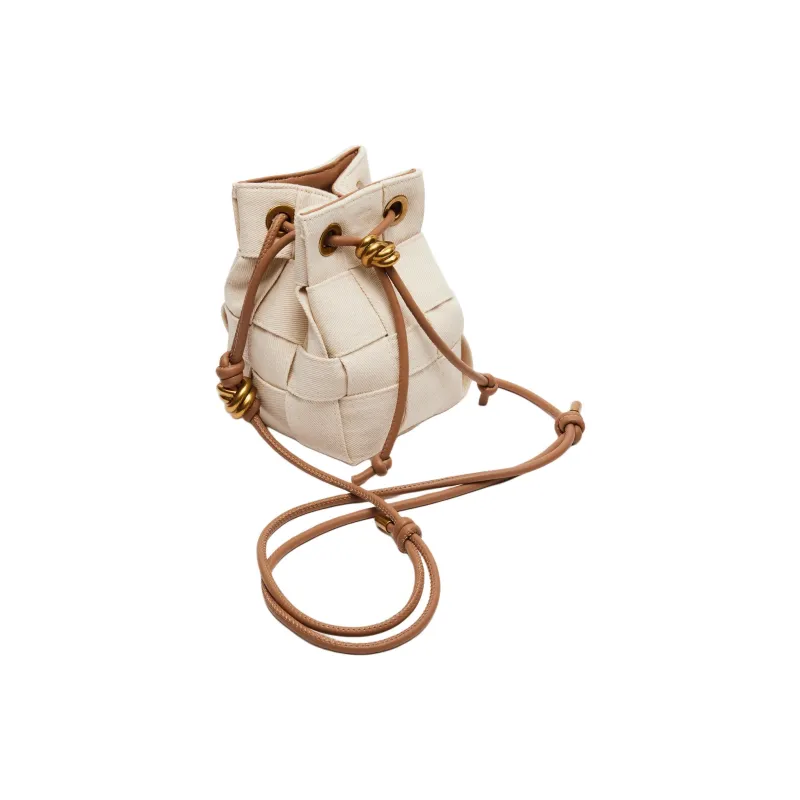 STEVE MADDEN Textile Materials Bucket Bags Shoulder Bag Crossbody Bag Mini Women's Natural-1