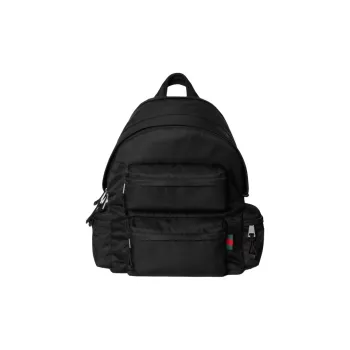 GUCCI Canvas Backpack Large Size Men's Black