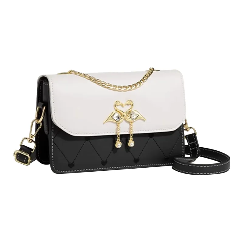 UNITE STAR PU Small Square Bag Crossbody Shoulder Bag Women's White/Pink/Black/Blue/Green-9