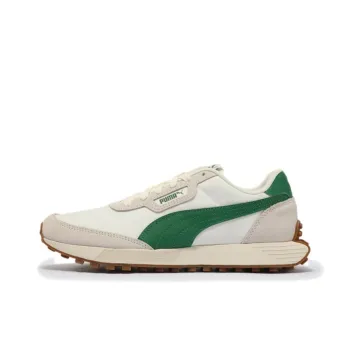 PUMA Runtamed Anti Slip Wear Resistant Low Top Casual Shoes Unisex White Green