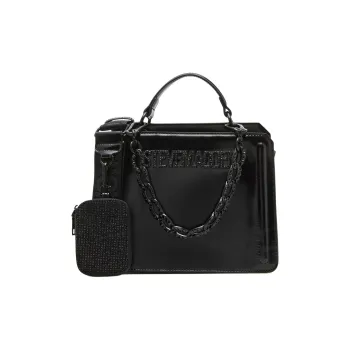STEVE MADDEN Synthetic Material Shoulder Bag Crossbody Bag Handbag Regular Women's Black