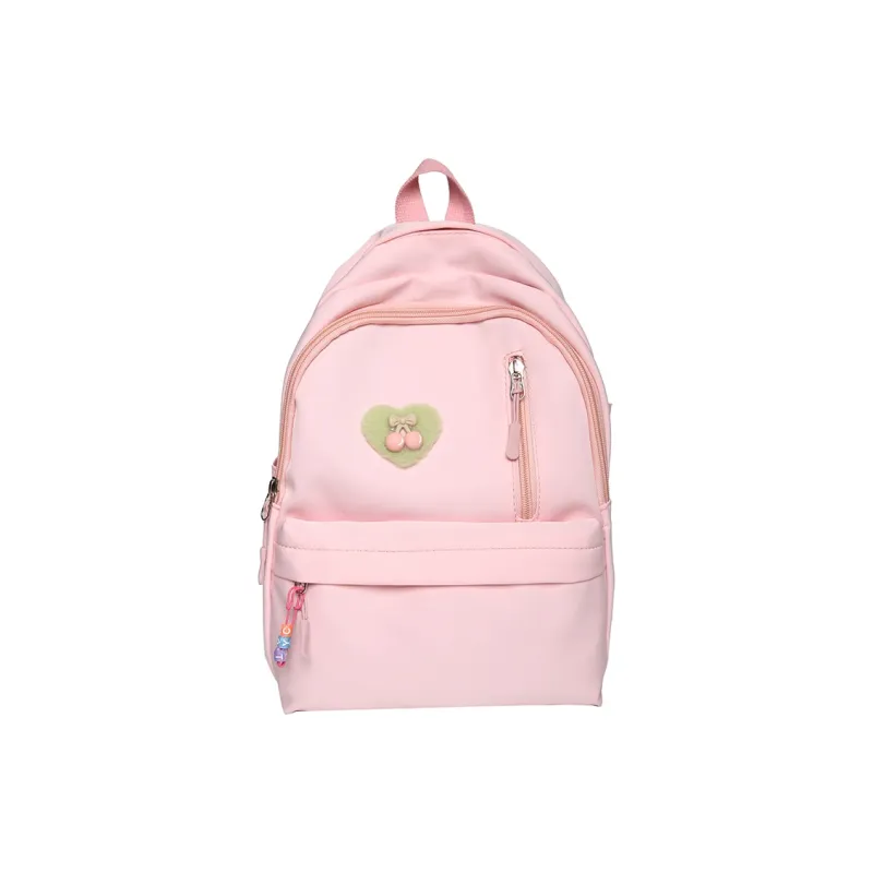 Cwatcun Nylon Backpack Women's Ecru/Black/Pink/Light Yellow/Light Green-7