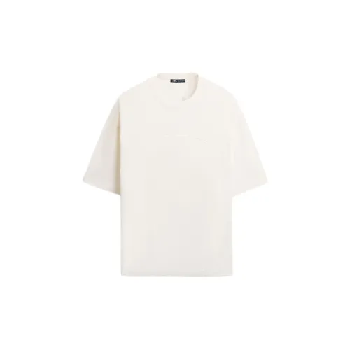 ZARA T-Shirts Men Frosted White