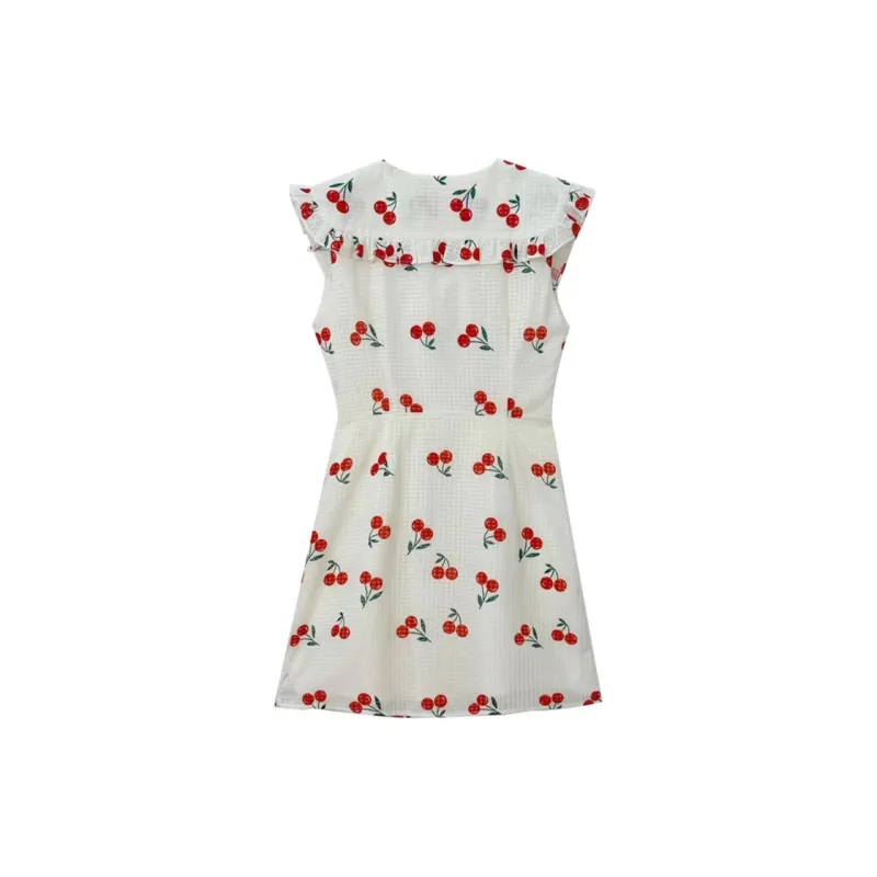Incolore Short Sleeved Dresses Women's White-1