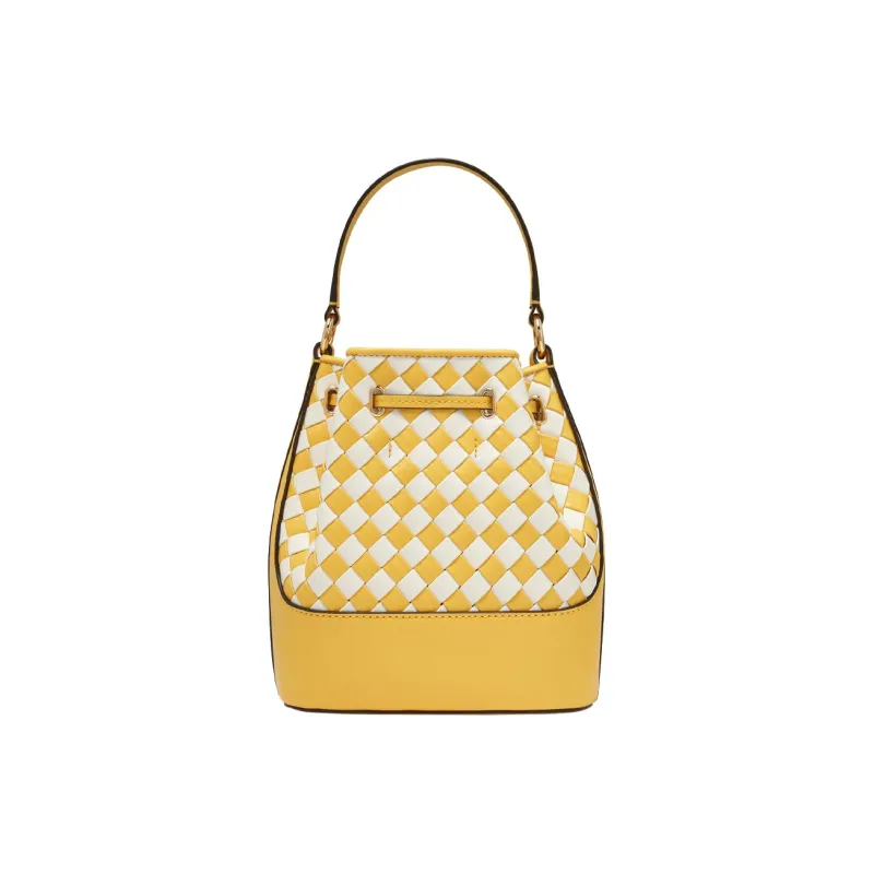 MICHAEL KORS Artificial Leather Shoulder Bag, Crossbody Bag, Handbag Medium Size Women's Yellow/White-1