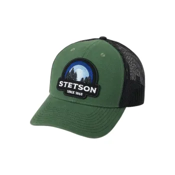 STETSON Cotton Polyester Mesh Baseball Caps Unisex Olive
