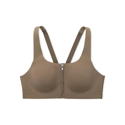 Victoria's Secret Style! Featherweight Max Front Close Sports Bra / T O Bra Women's Olive