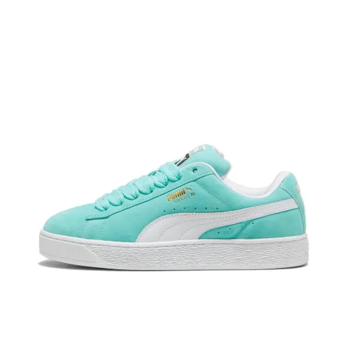 PUMA Suede Skateboard Shoes Unisex Low-Top Light Blue