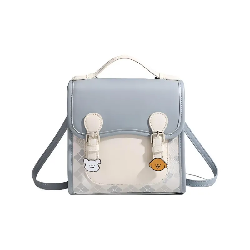 TTaG．baG PU Backpack Women's Blue-0