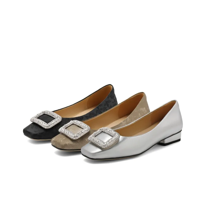 BELLE Women's Casual Shoes Women's Apricot/Silver/Black-11