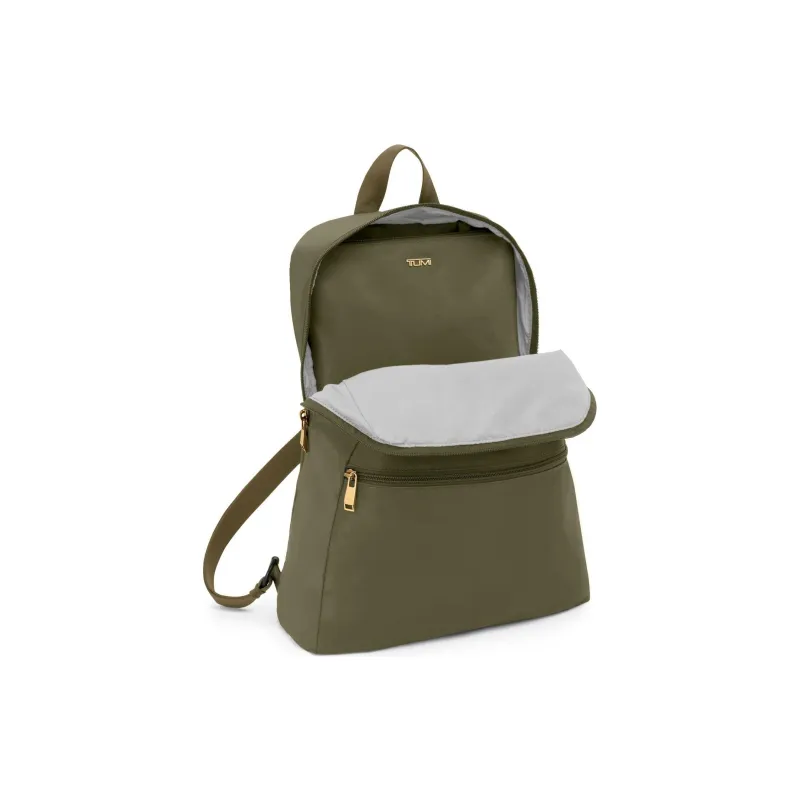 TUMI Nylon Backpack Women's Olive Green-2