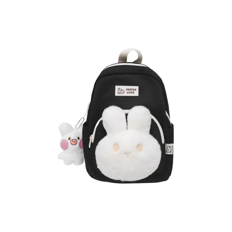 Elsvet Nylon Backpack Regular Women's Purple/Green/Pink/Orange Red/Black-6