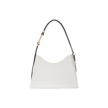 Furla Clarice Luxe Calfskin Handbag Shoulder Bag Women's White