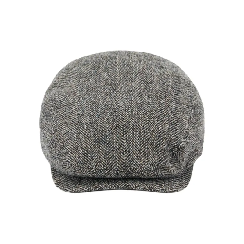STETSON Wool Cotton Berets Unisex Gray-1