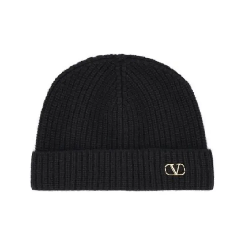 Valentino VLogo Plaque Beanie-0