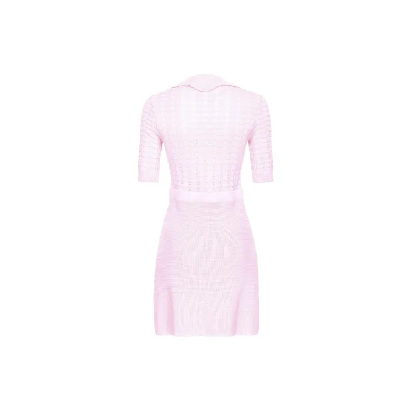 PINKO SS24 Short Sleeved Dresses Women's Pink-1