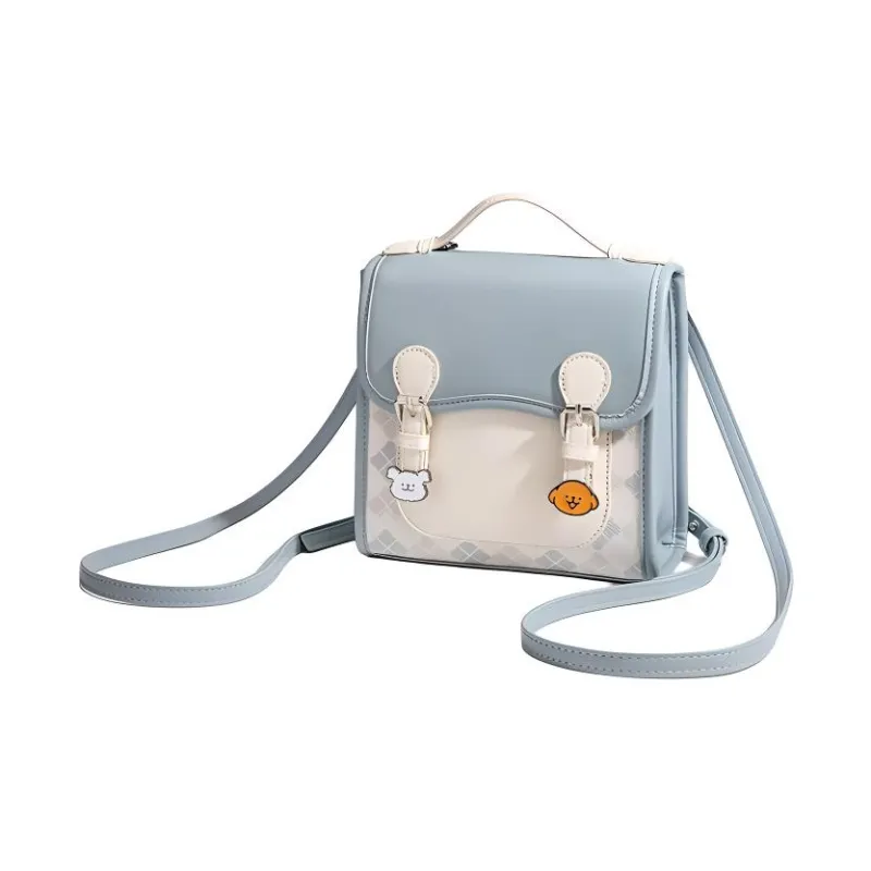 TTaG．baG PU Backpack Women's Blue-2