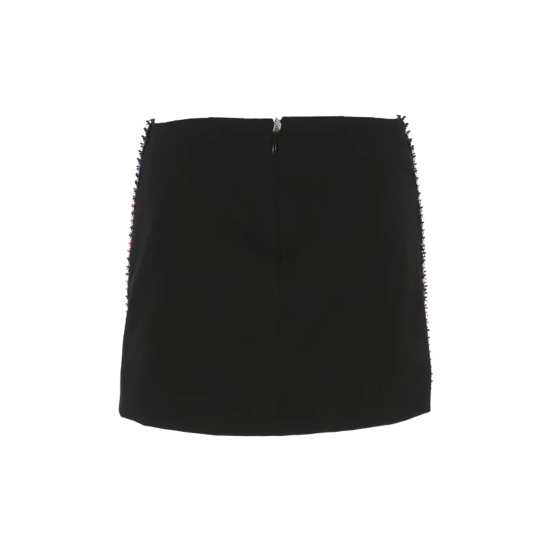 The Attico Rue Sequin Embellished Mini Skirt-1