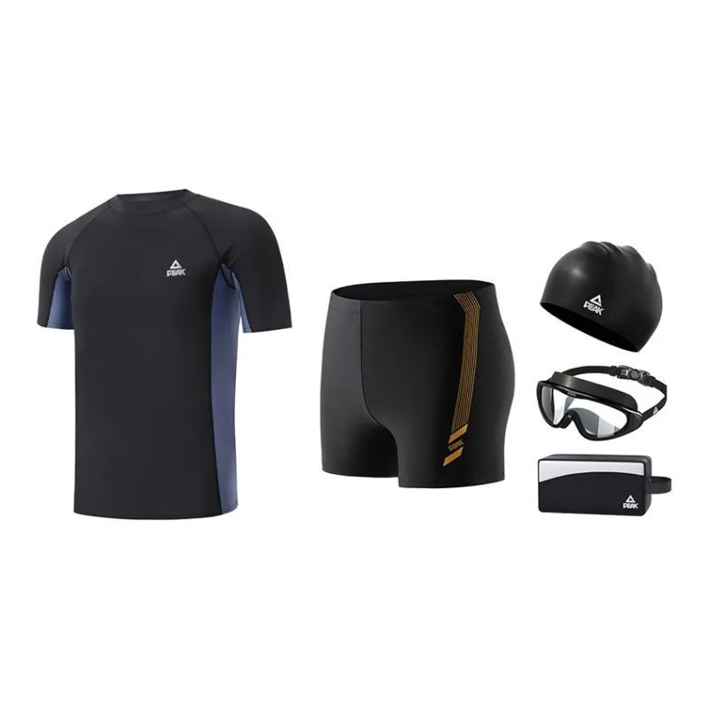 PEAK Swimming Sets Polyester Spandex Polyamide Hot Spring Men's-2