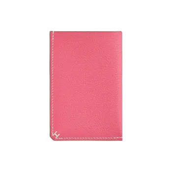 HERMES H Sellier Evercolor Calfskin Card Holder Women's 8W Rose Azalea New Lip Balm Powder