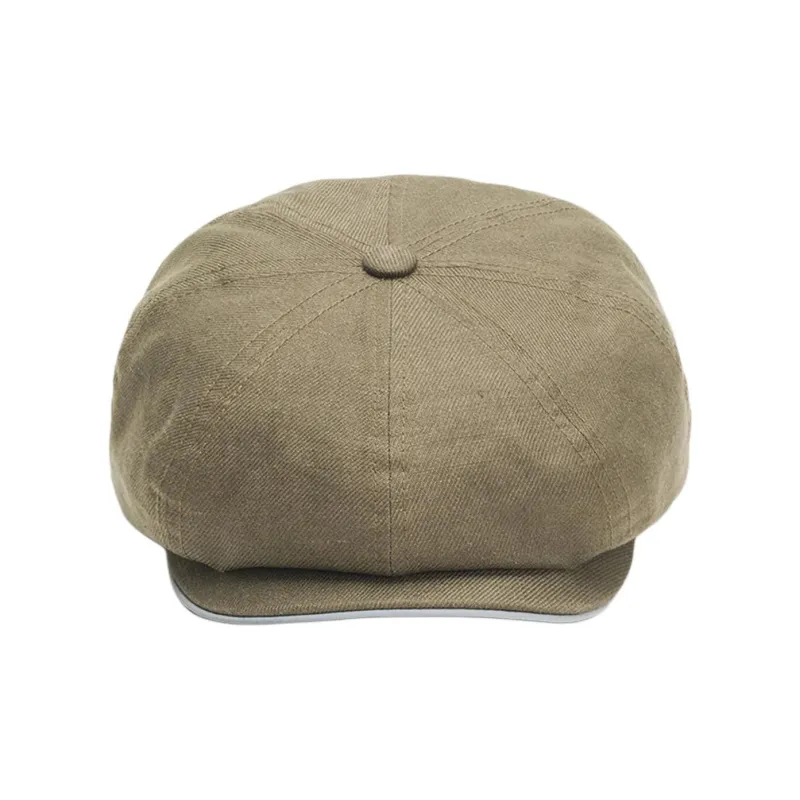 STETSON Linen Berets Unisex Olive-1