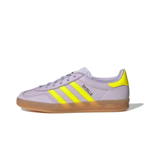 Adidas Gazelle Indoor Silver Dawn Solar Yellow Women's