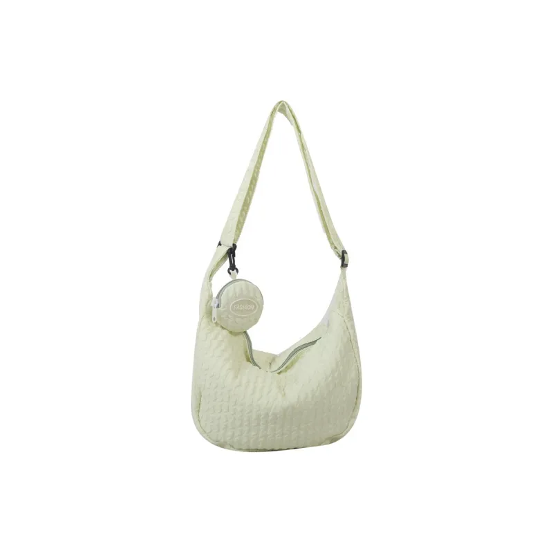 BALANG Canvas Shoulder Bag Women's Yellow/White/Light Blue/Black/Pink/Light Yellow-0