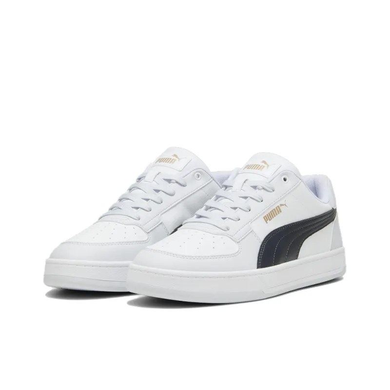 PUMA Caven 2.0 Anti Slip Wear Resistant Low Top Skateboard Shoes Unisex White Dense Gray Mist Silver-2