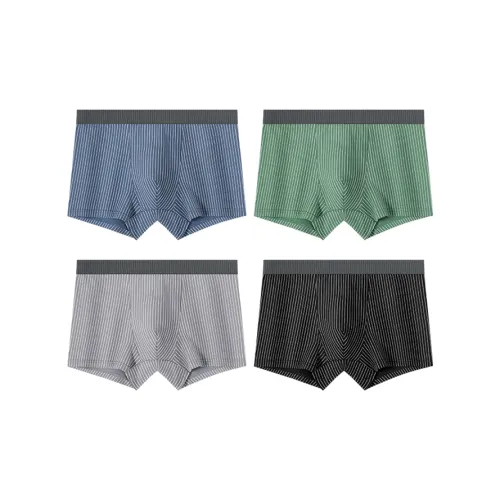 Red Bean Underpants Men's 4 Pack
