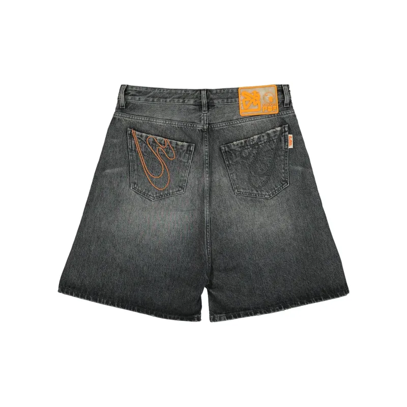 PDF Kilt Distressed Drop crotch Shorts-1