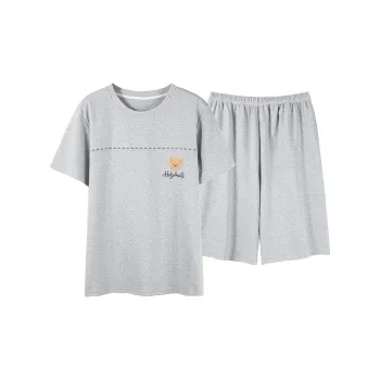 Mulong Family Pajama Set Men's Light Gray