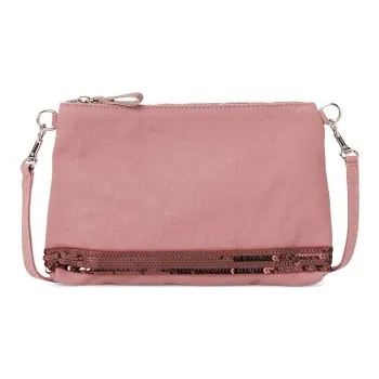 Vanessa Bruno Cotton Crossbody Bag, Shoulder Bag Women's Pink