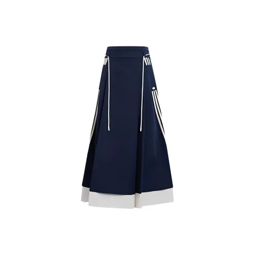 JASONWOOD Casual Long Skirts Women's Collegiate Blue