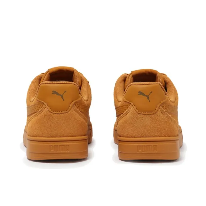 PUMA Caven Anti Slip Wear Resistant Low Top Skateboard Shoes Unisex Earth Yellow-3