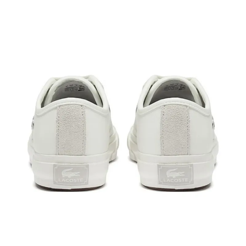 LACOSTE Low Top Canvas Shoes Women's White-3