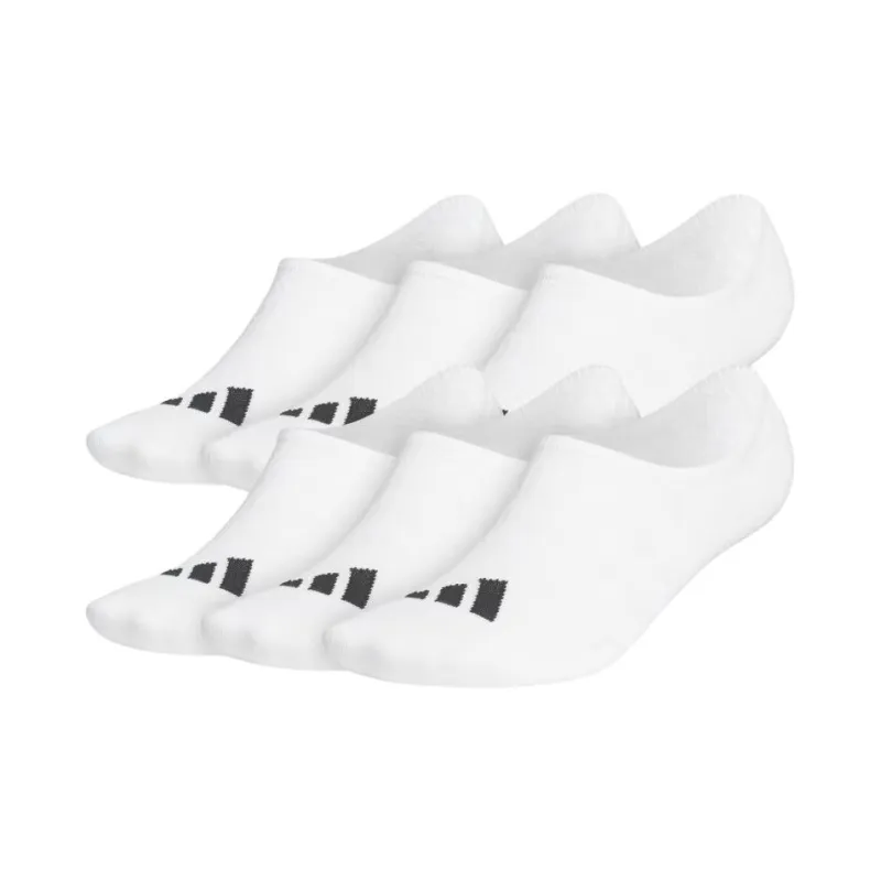 Adidas NO-SHOW GOLF No-Show Socks Men's 6 Pack White-0