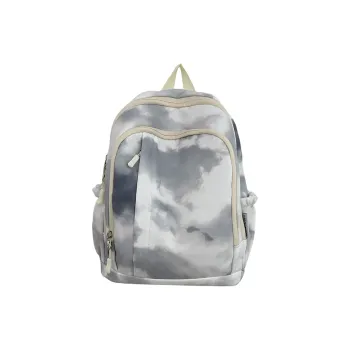 KAKAXI Nylon Backpack Women's Gray/Purple/Yellow/Blue/Pink